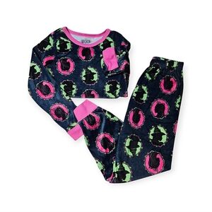 NWOT Wicked Soft Velour Glinda Elphaba Two-Piece Cozy Pajamas Set Size 10